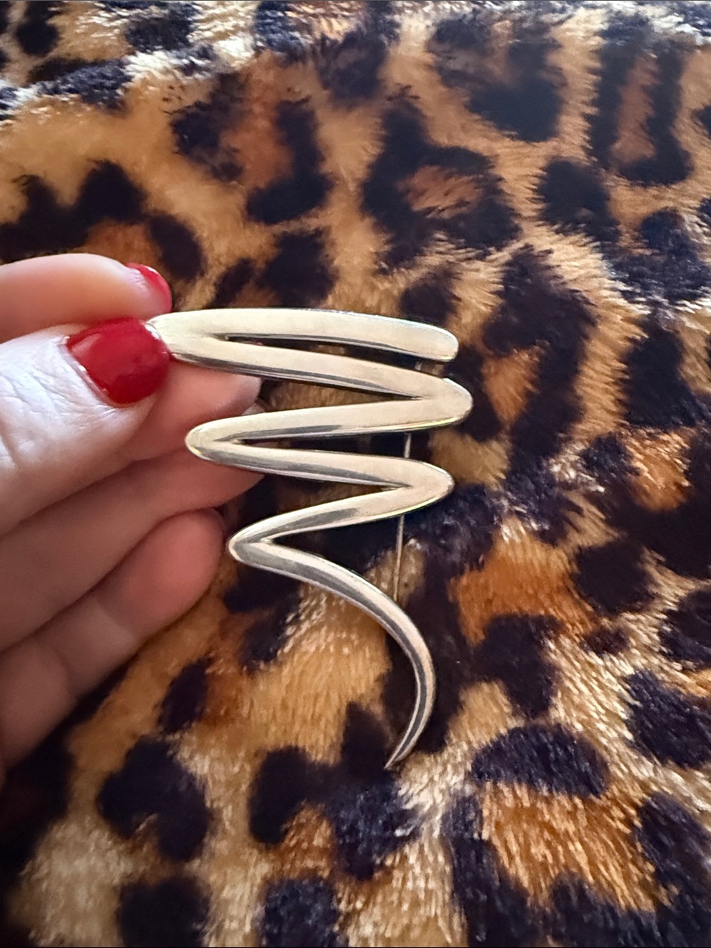 Tiffany & Co. Silver Scribble Brooch